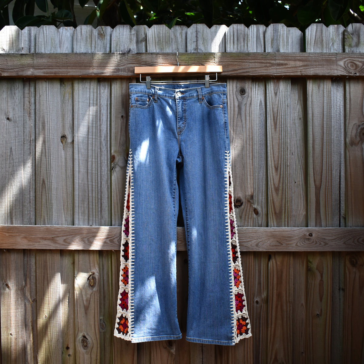 Granny Square Jeans - Botanical