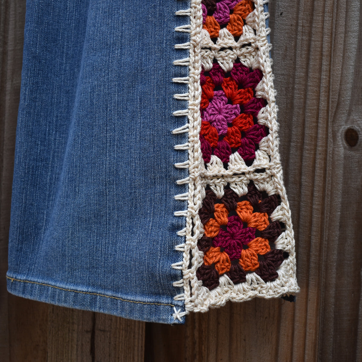 Granny Square Jeans - Botanical
