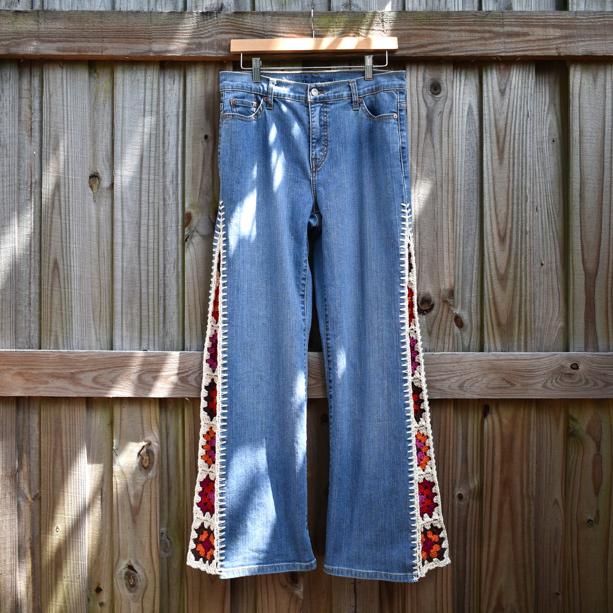 Granny Square Jeans - Botanical