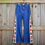 Granny Square Jeans - Rainbow
