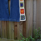 Granny Square Jeans - Rainbow