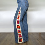 Granny Square Jeans - Botanical