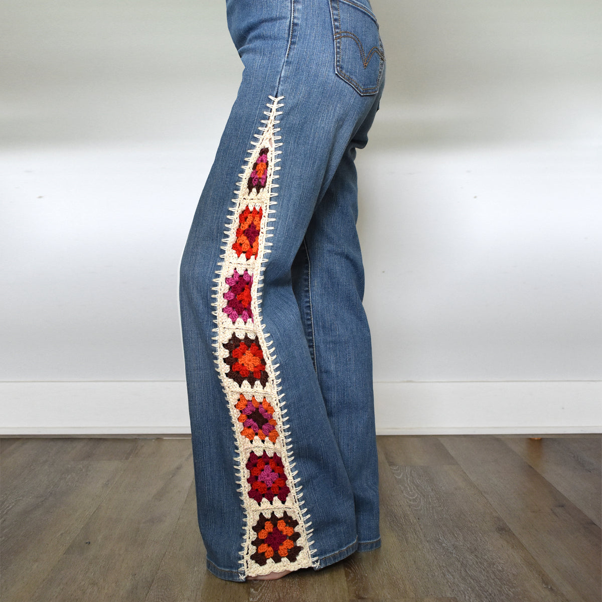 Granny Square Jeans - Botanical